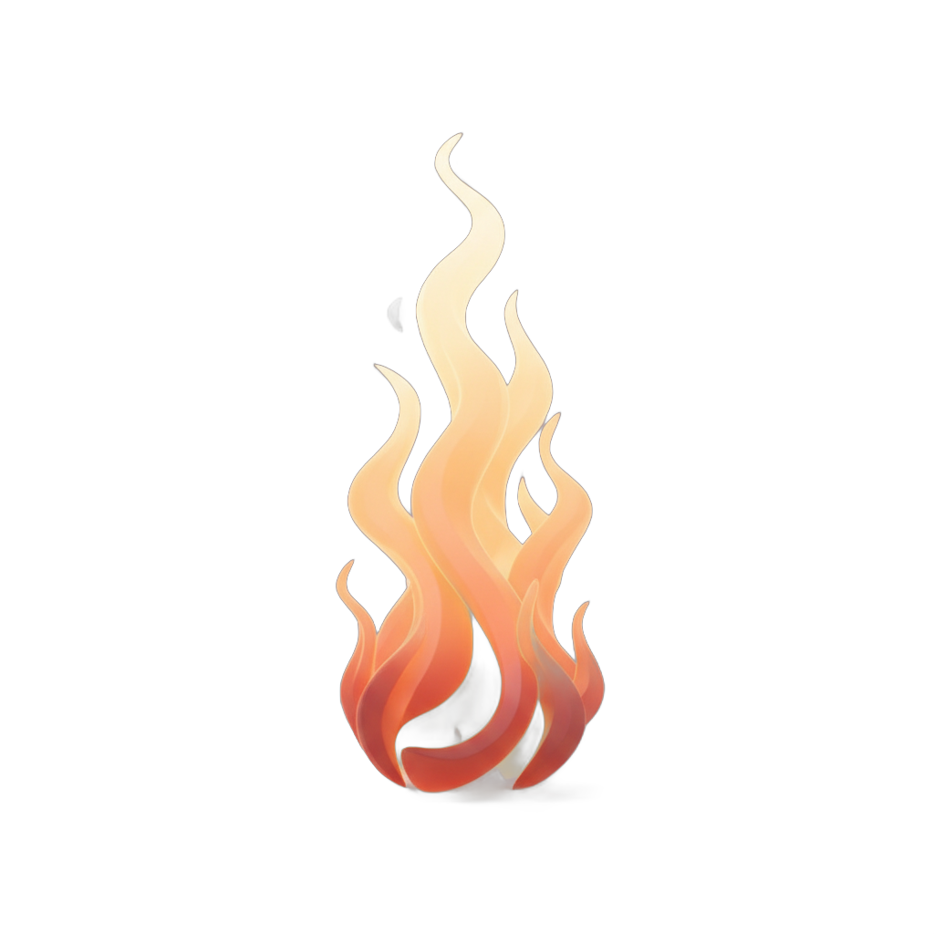 Stylized Glowing Flame