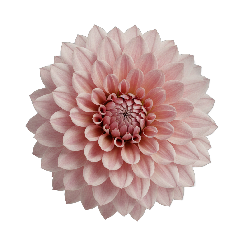 Vintage Pink Dahlia Flower