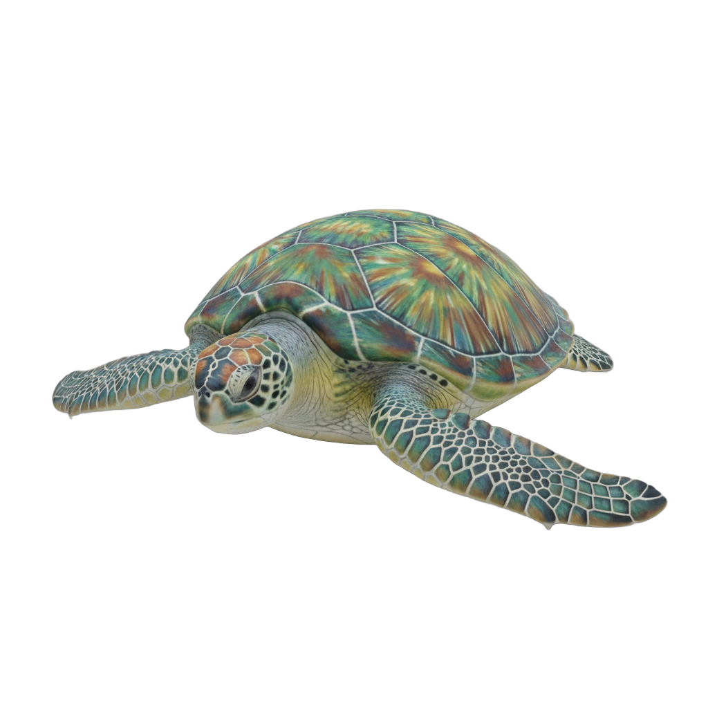 Realistic Sea Turtle