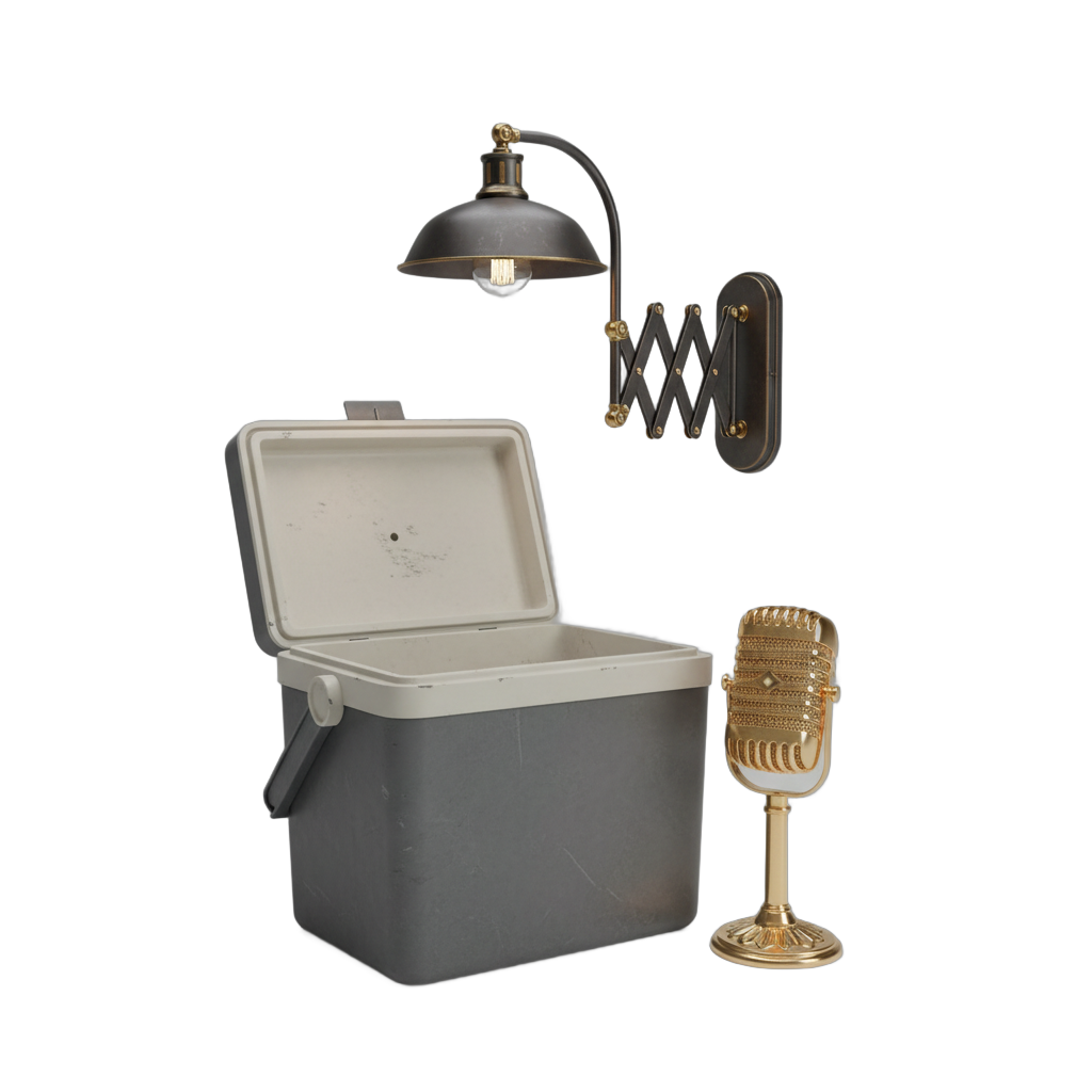 Vintage Decor and Storage Props Bundle
