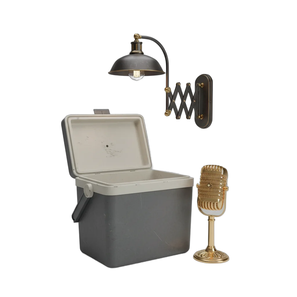 Vintage Decor and Storage Props Bundle