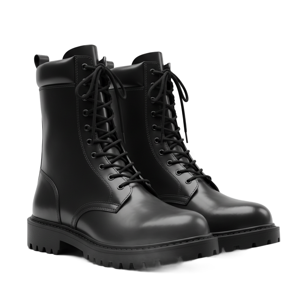 Black Combat Boots