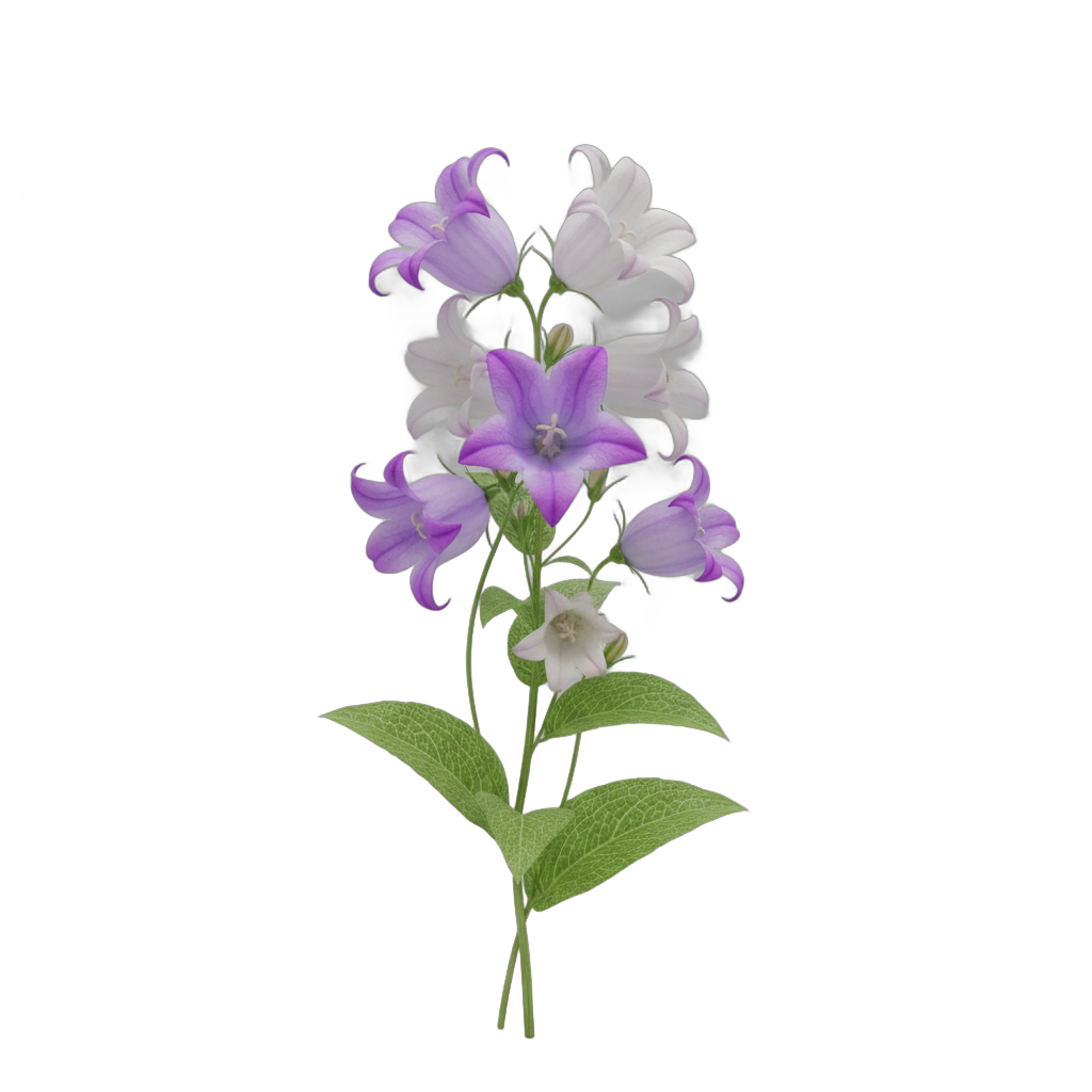 Bellflower Floral Cluster