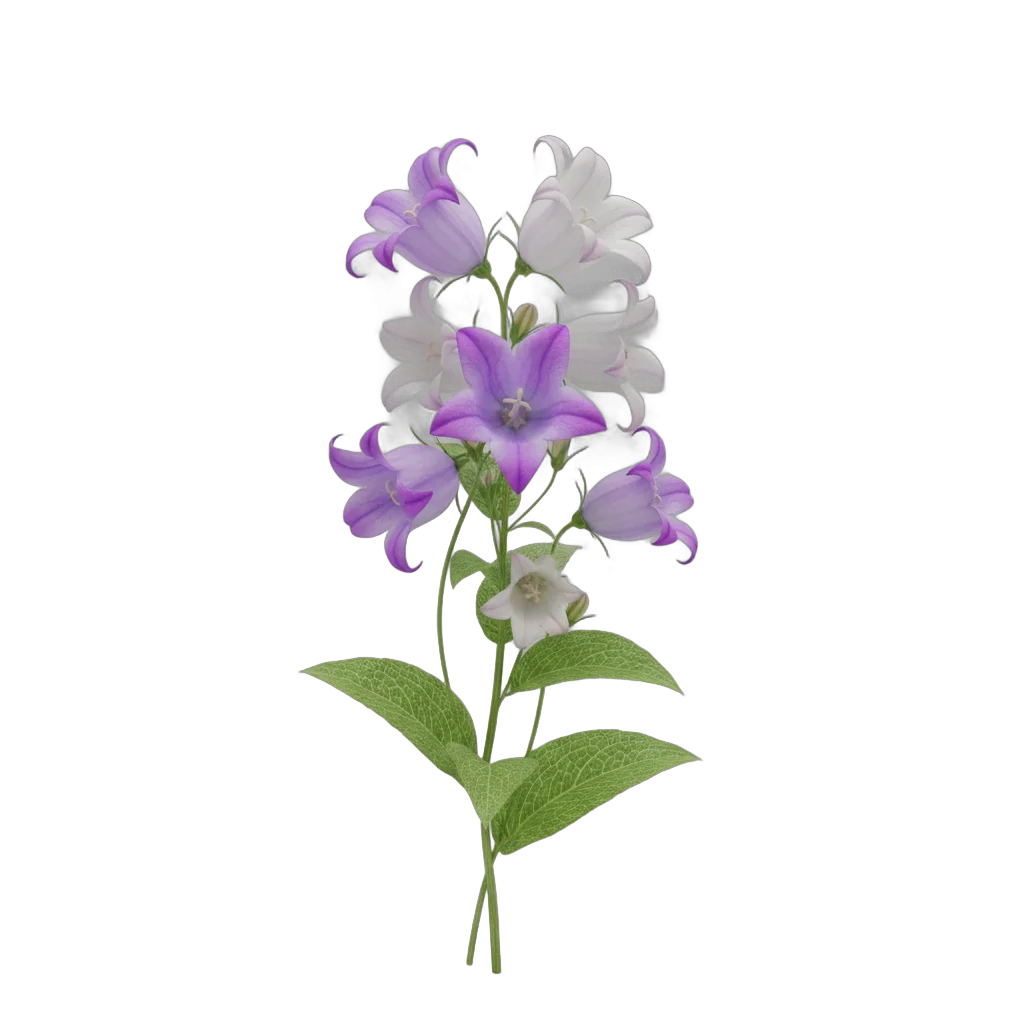 Bellflower Floral Cluster