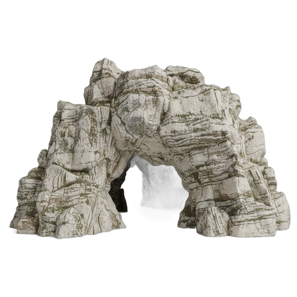 Rocky Cave Entrance