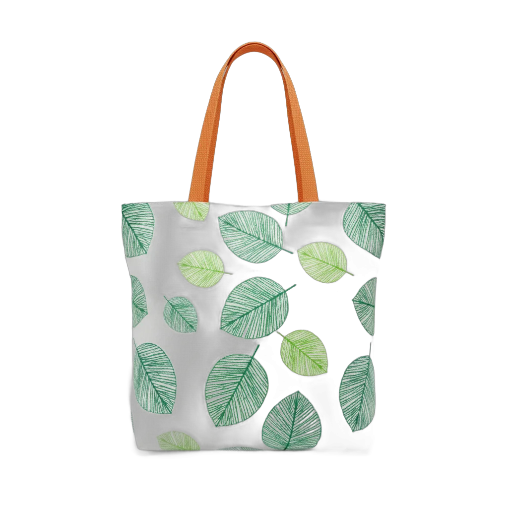 Stylish Leaf Design Tote Bag