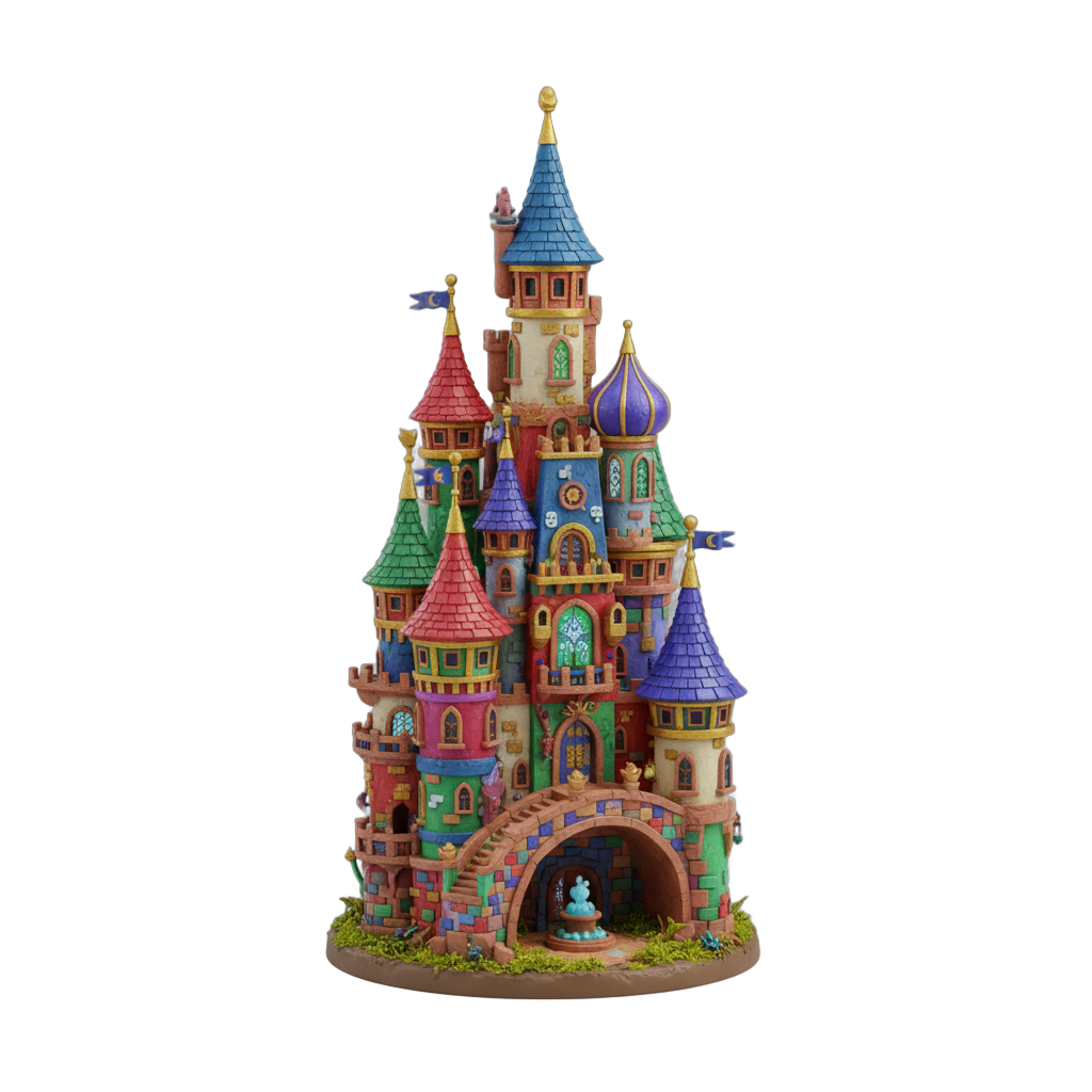 Fantasy Castle Miniature