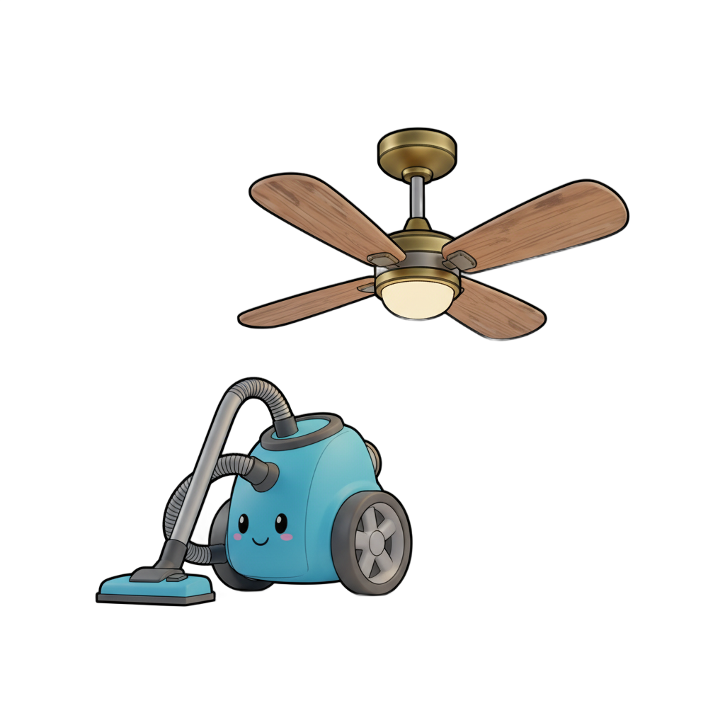Cartoon Household Appliance Bundle