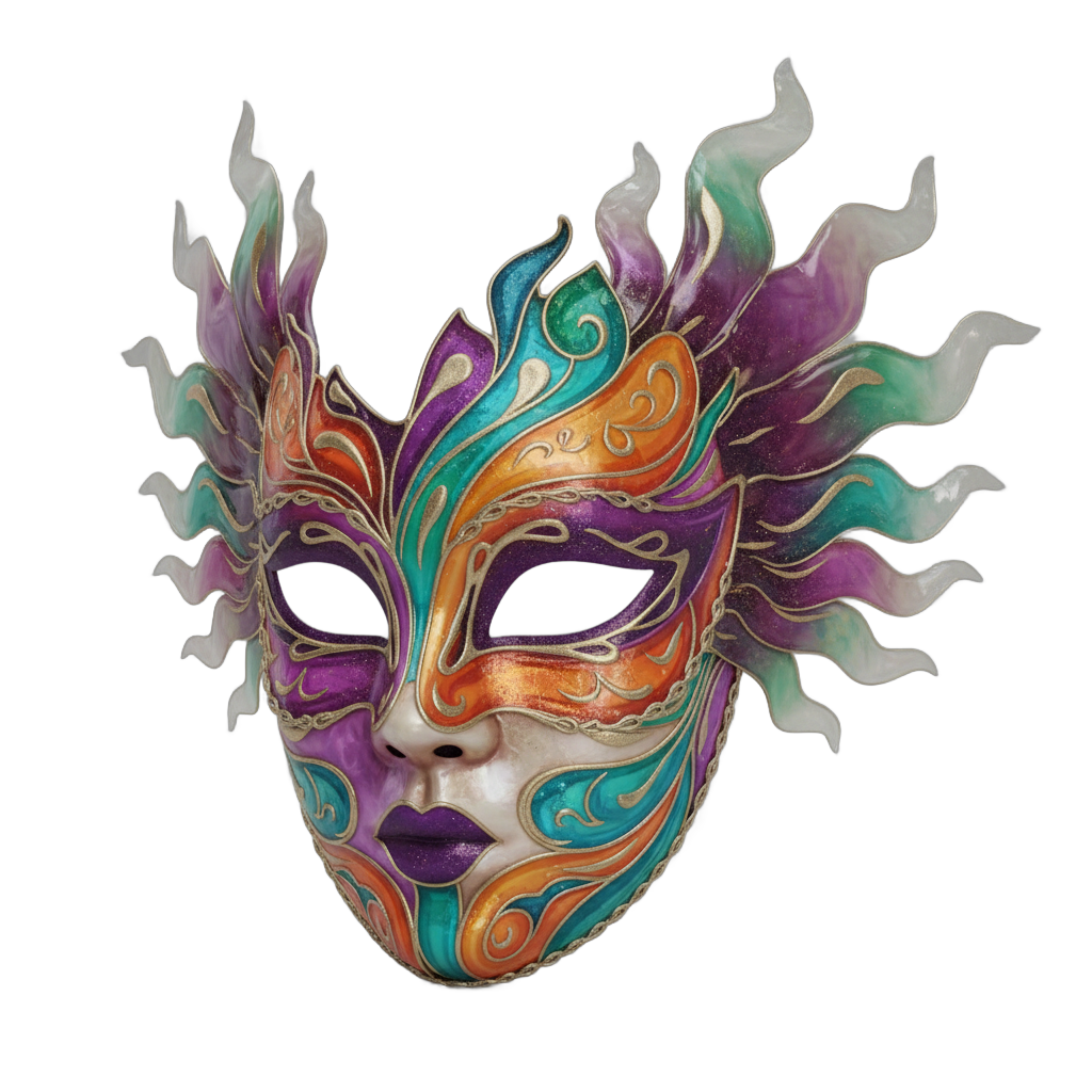 Colorful Carnival Mask