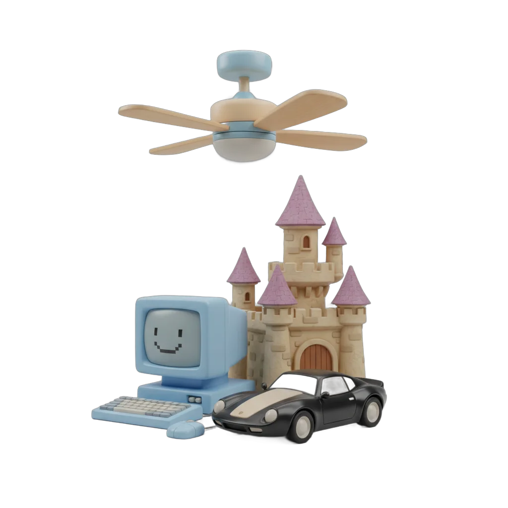 Cartoon Interior Objects Bundle
