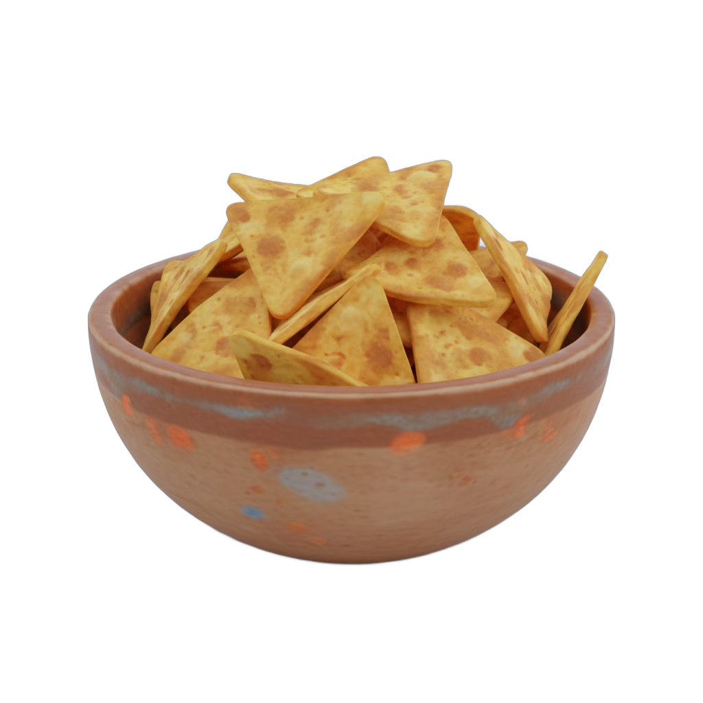 Cartoon Tortilla Chips Bowl