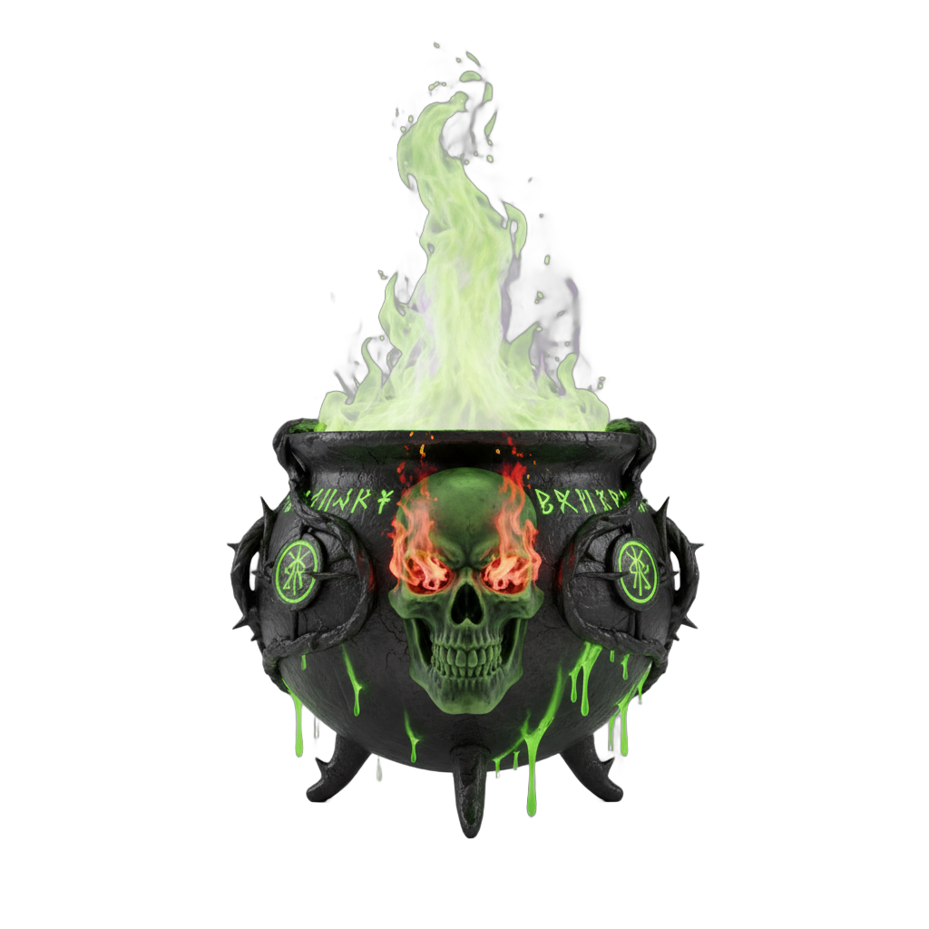 Poison Skull Cauldron