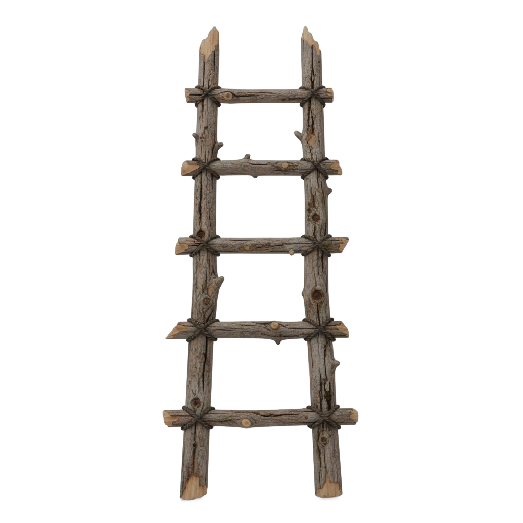 Rustic Wooden Ladder