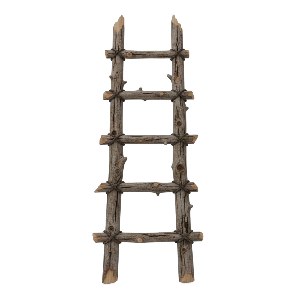 Rustic Wooden Ladder