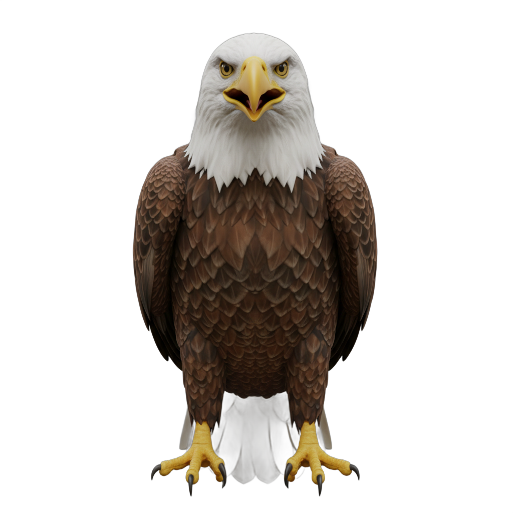 Bald Eagle 3D Model