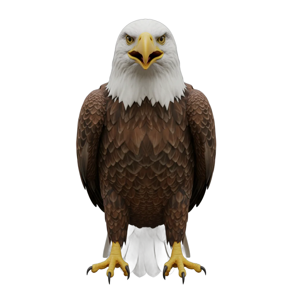 Bald Eagle 3D Model