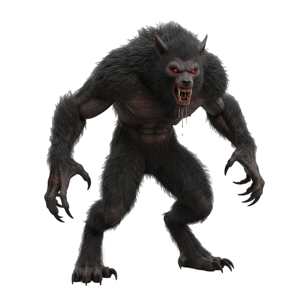 Ferocious Werewolf Character