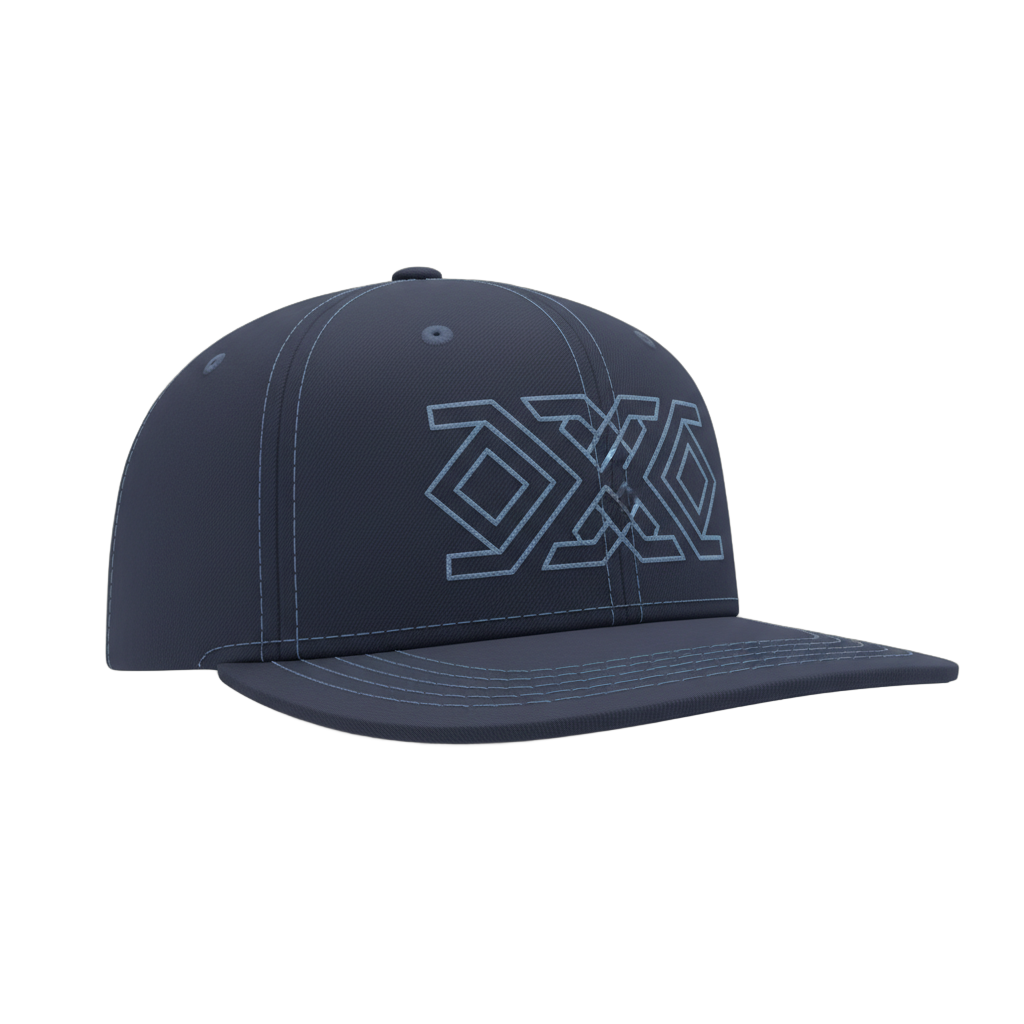 Navy Blue Embroidered Baseball Cap