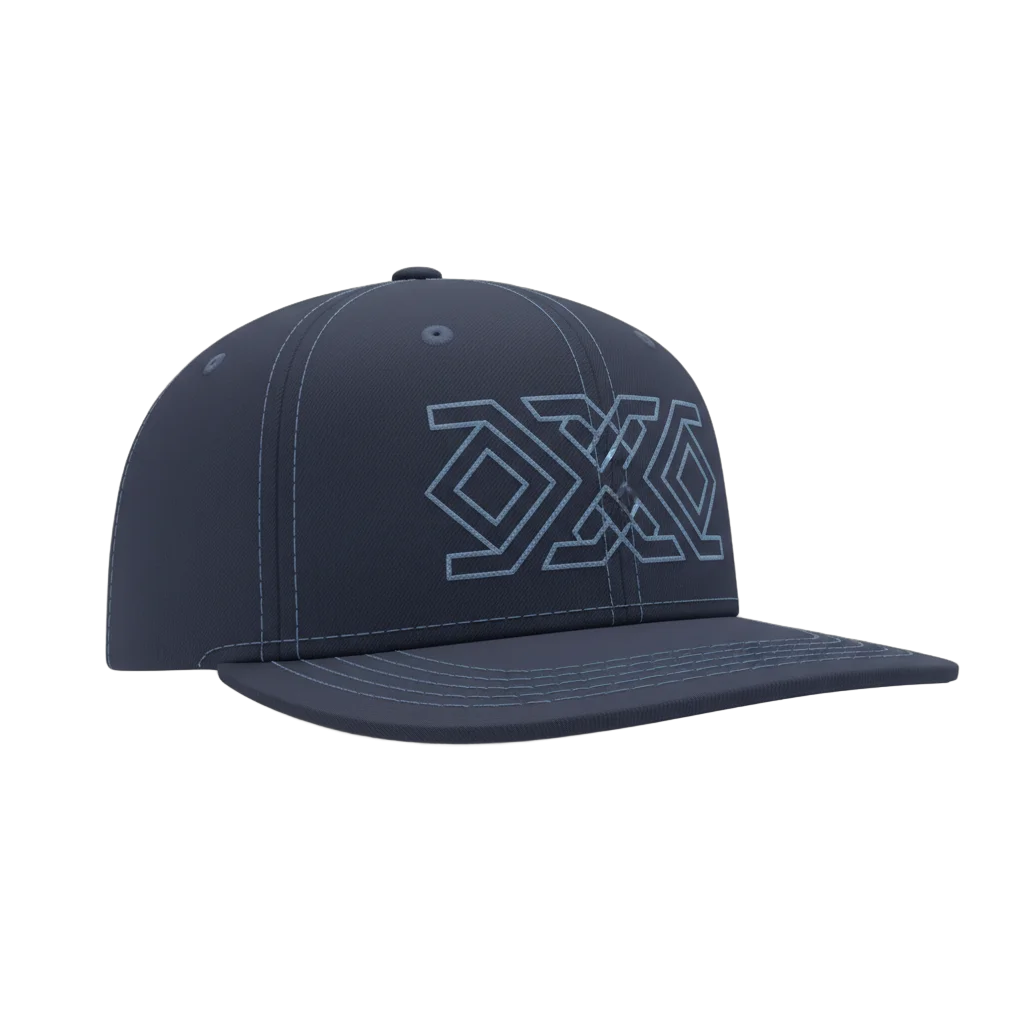 Navy Blue Embroidered Baseball Cap