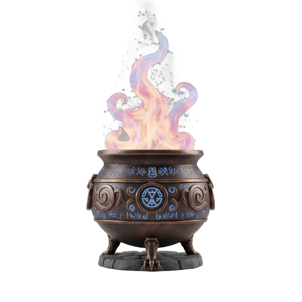 Animated Magic Cauldron