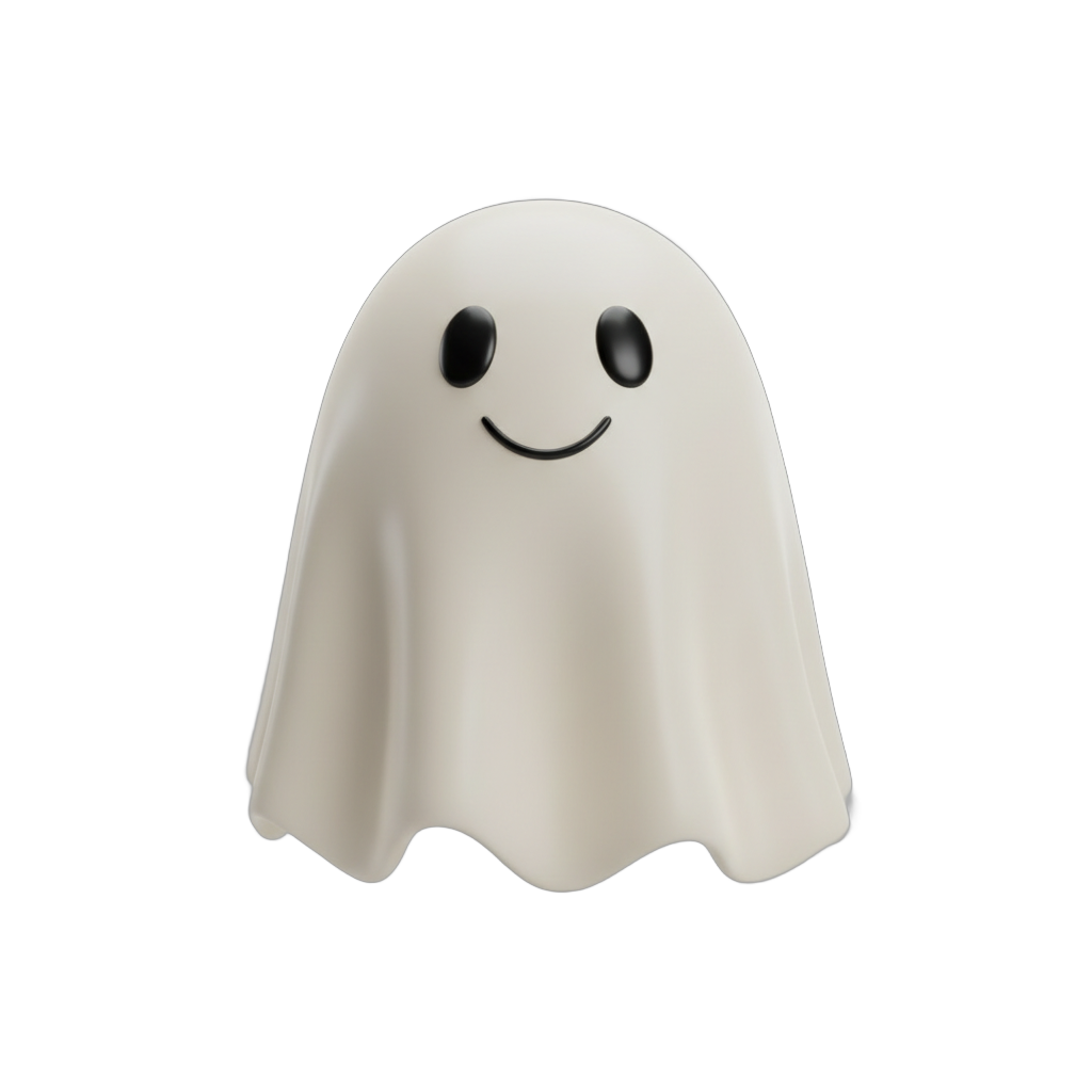 Creamy Cartoon Ghost