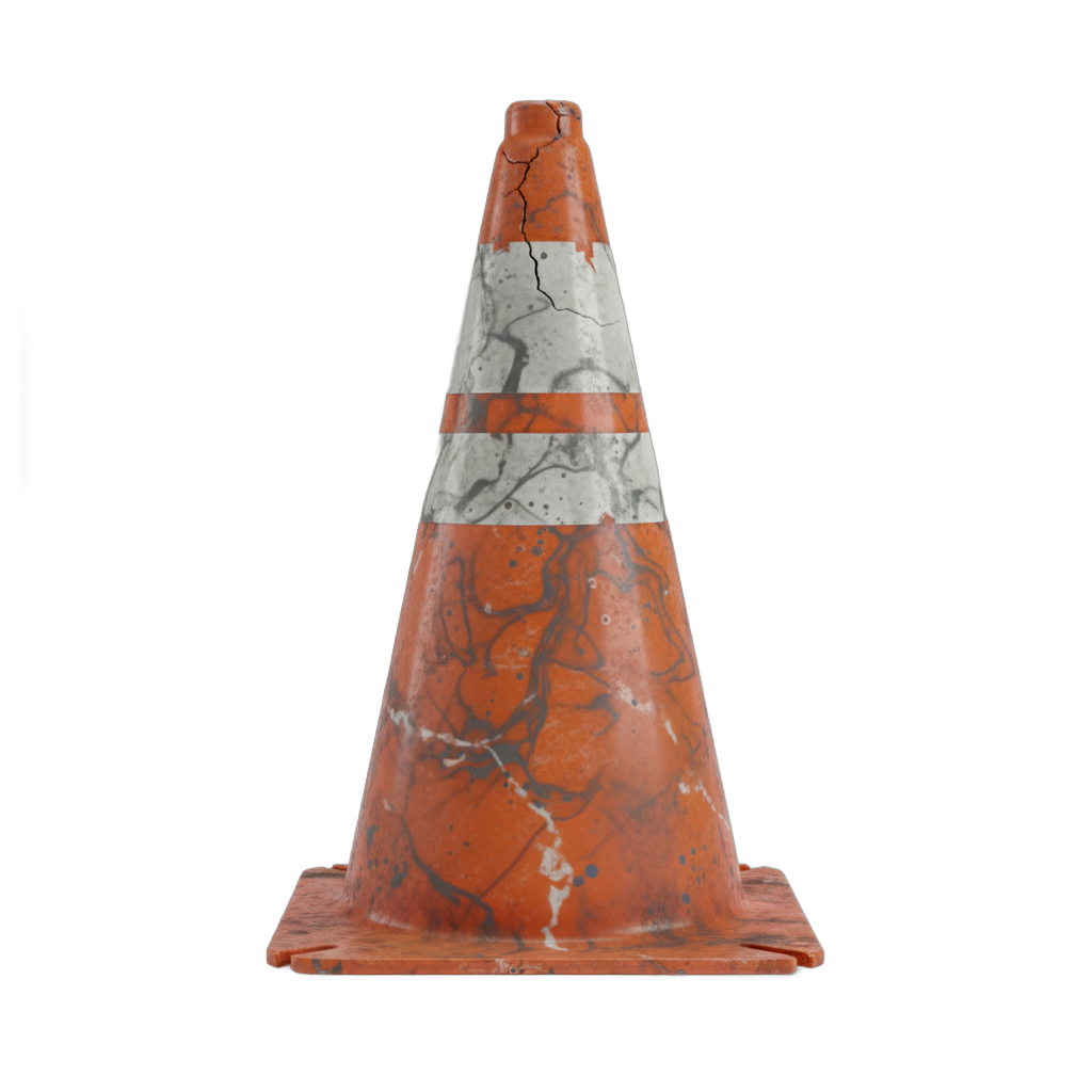 Weathered Traffic Cone