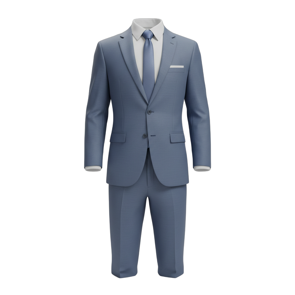 Formal Blue Suit with Tie