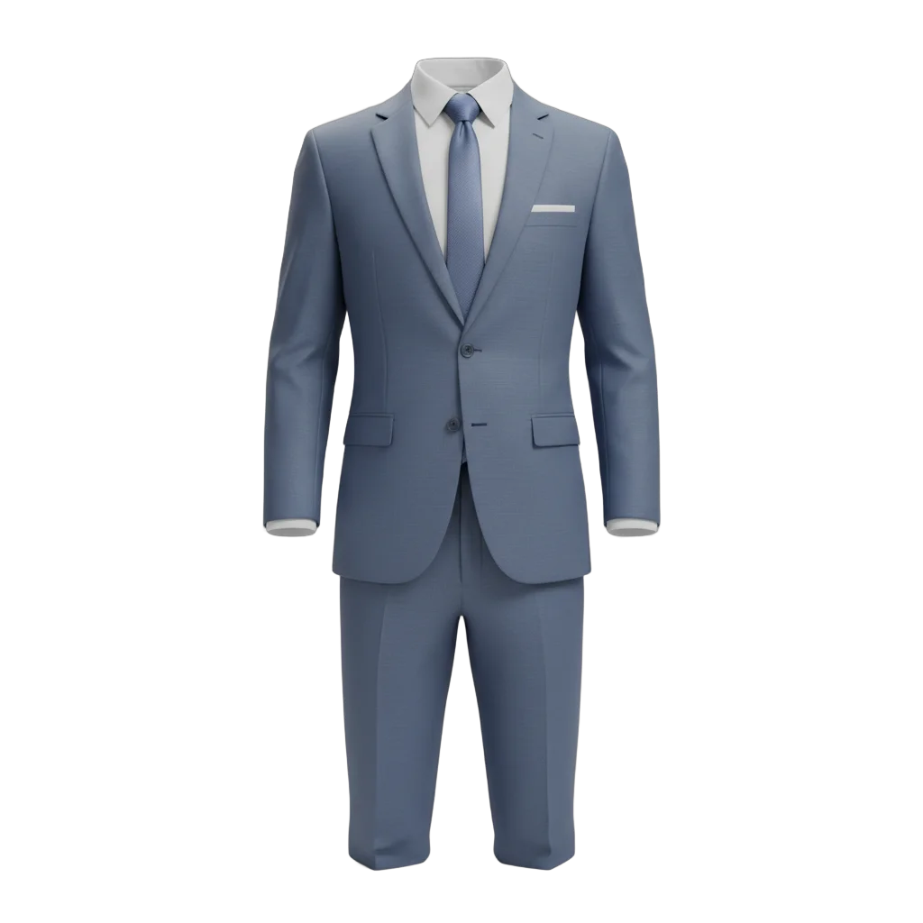 Formal Blue Suit with Tie