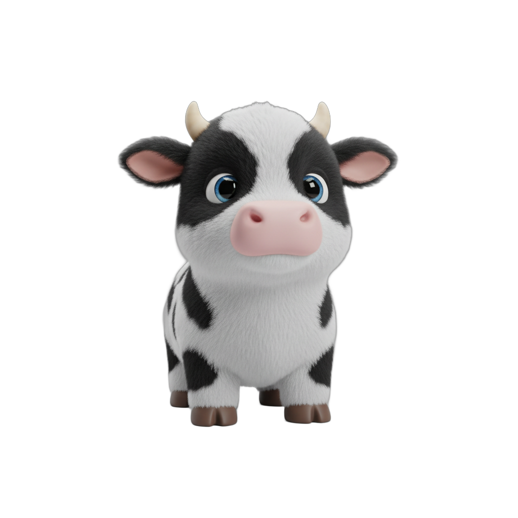 Cartoon Baby Cow