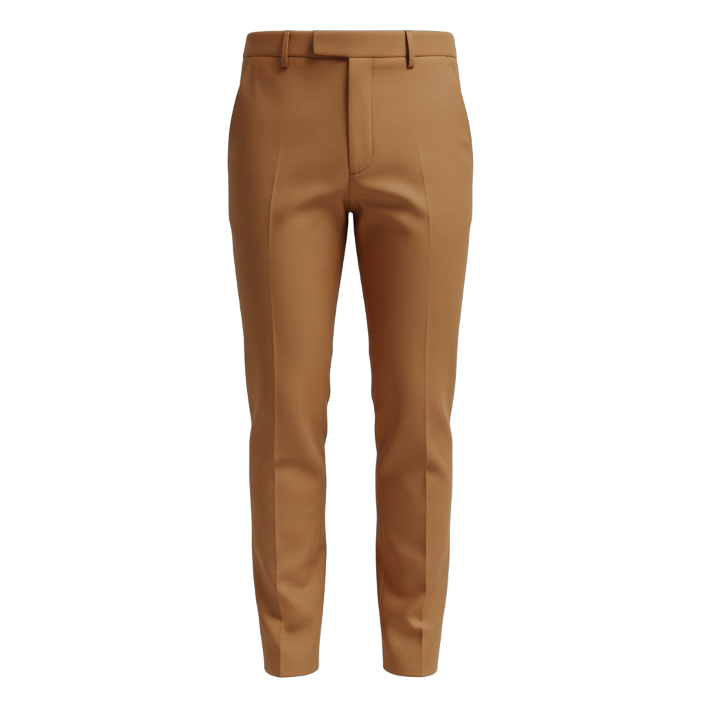 Tailored Caramel Trousers