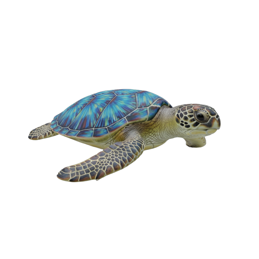 Vibrant Sea Turtle