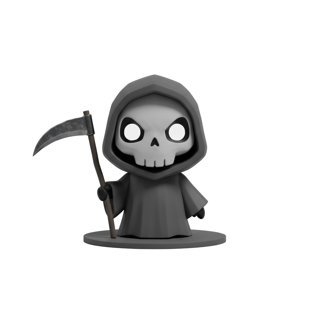 Chibi Grim Reaper Figure