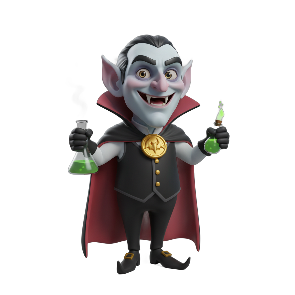 Cartoon Vampire Character