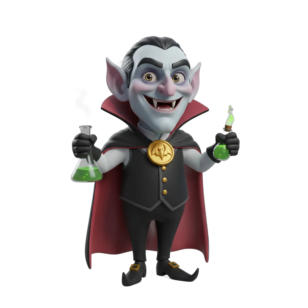 Cartoon Vampire Character