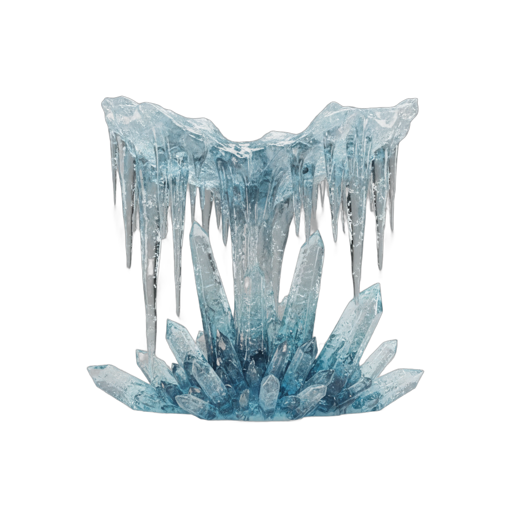 Ice Cave Crystal Formations