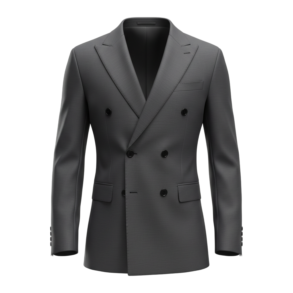 Double Breasted Formal Suit Jacket