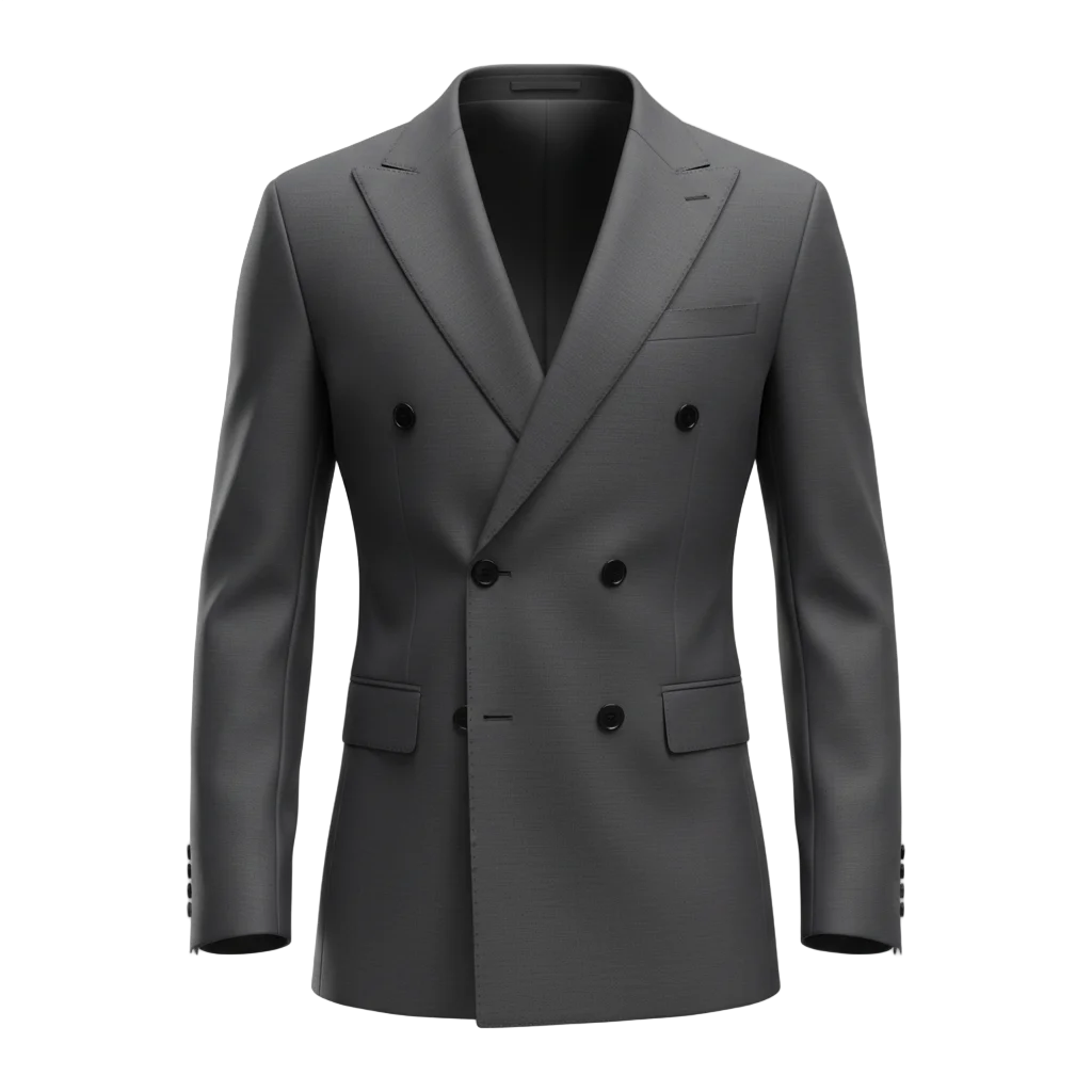Double Breasted Formal Suit Jacket