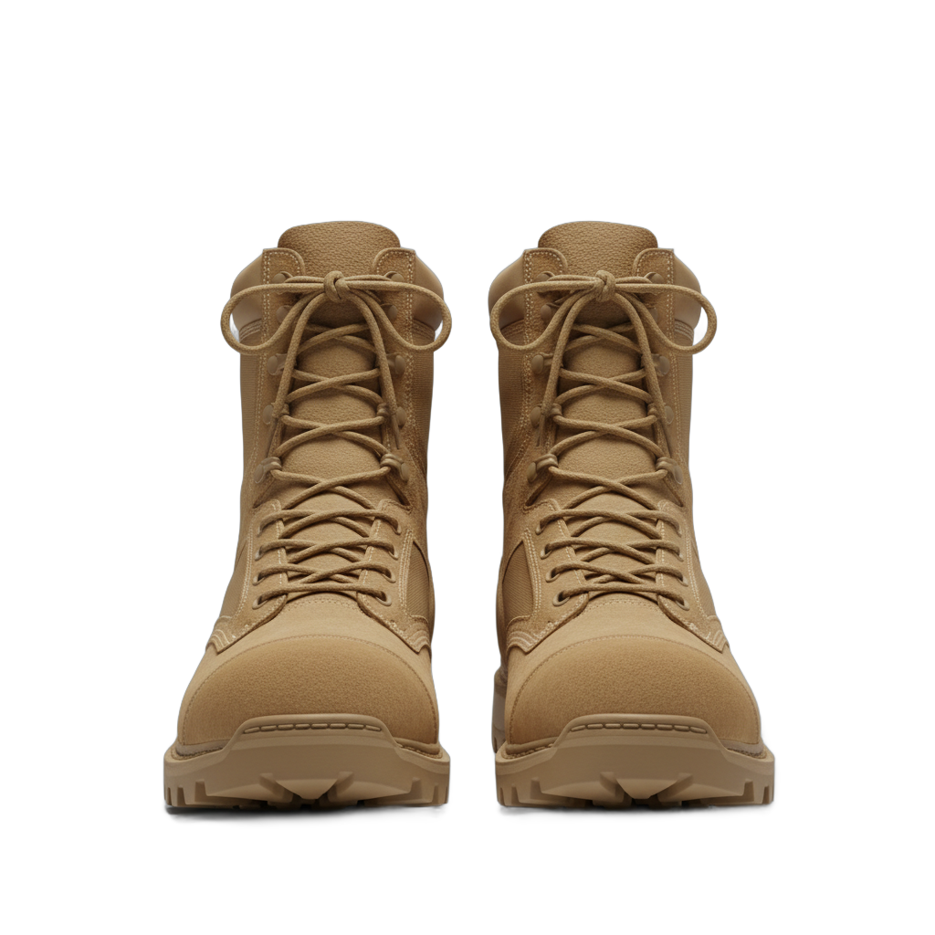 Tan Military Combat Boots
