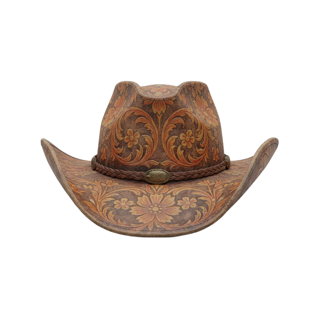 Vintage Floral Cowboy Hat