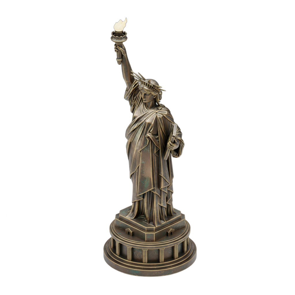 Stylized Statue of Liberty Monument