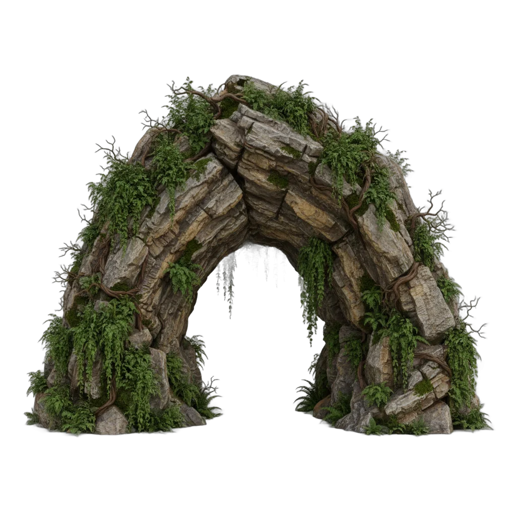 Rock Formation Cave Entrance