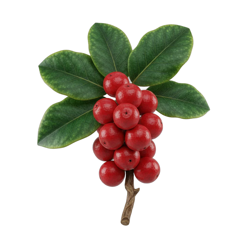 Red Berries on Branch