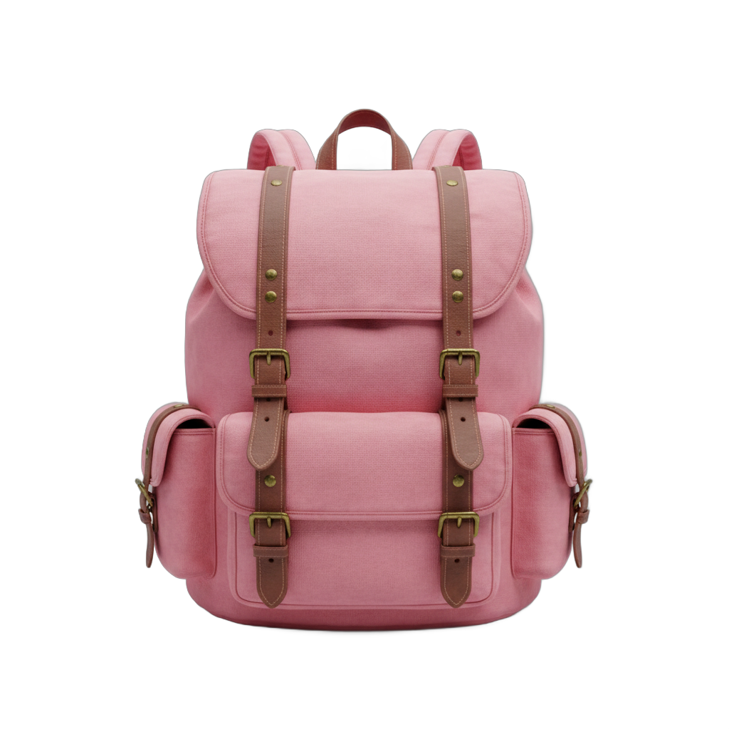 Pink Vintage Backpack