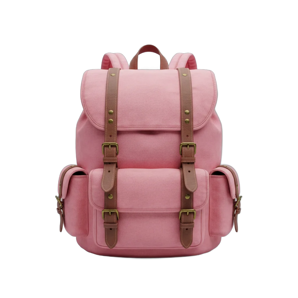 Pink Vintage Backpack