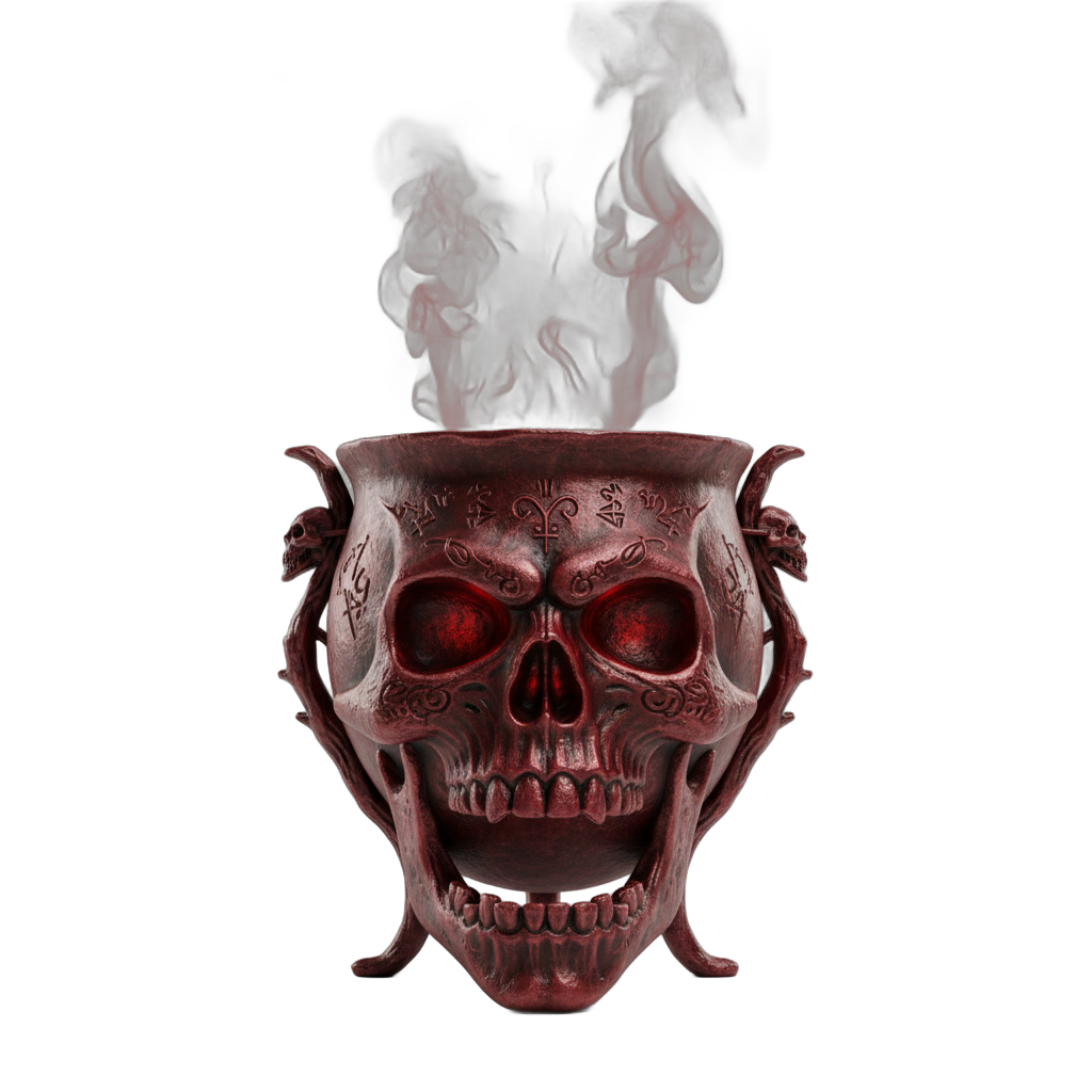 Skull Face Cauldron