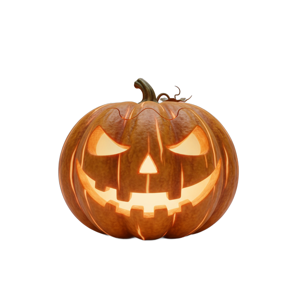 Animated Glowing Halloween Pumpkin