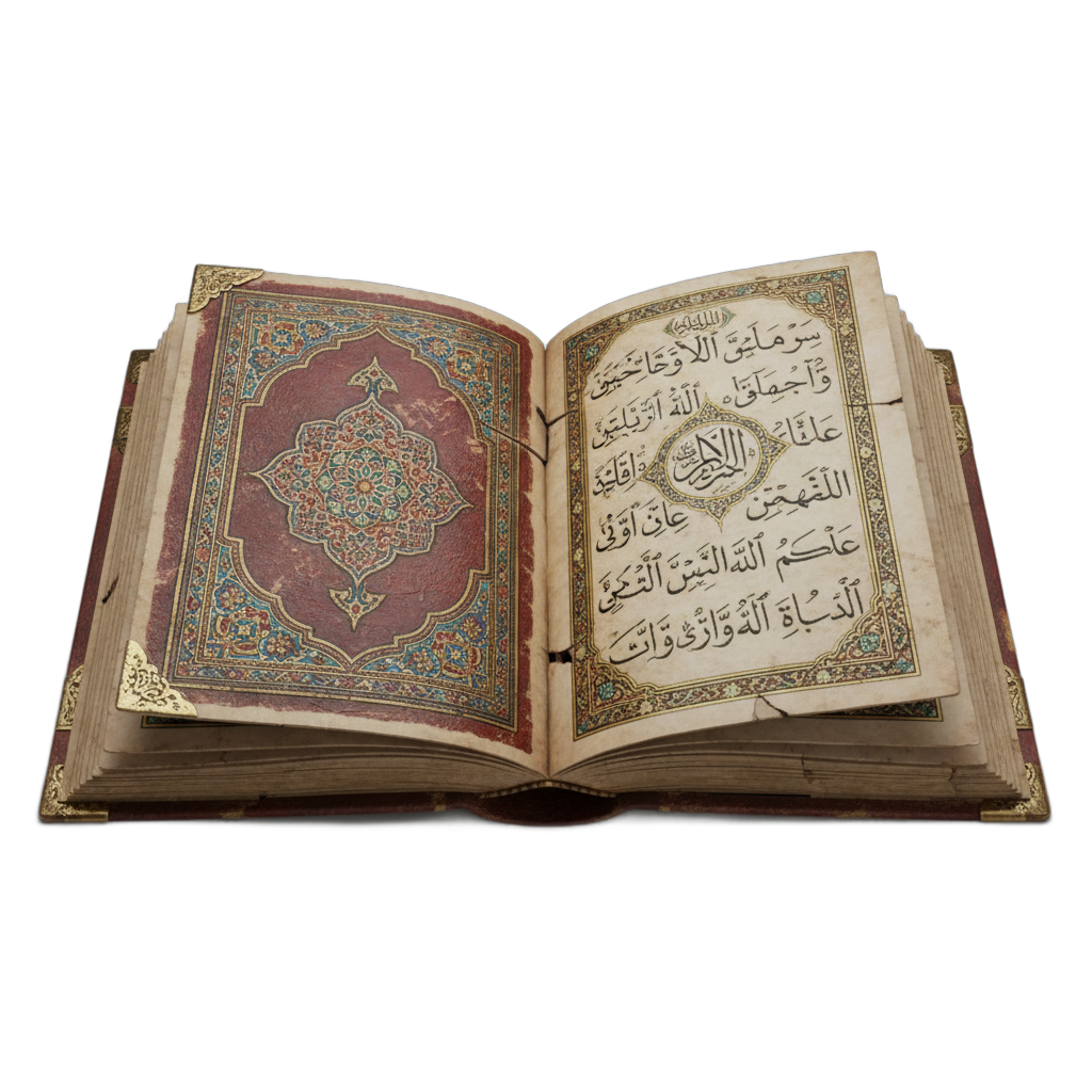 Ornate Antique Quran Book