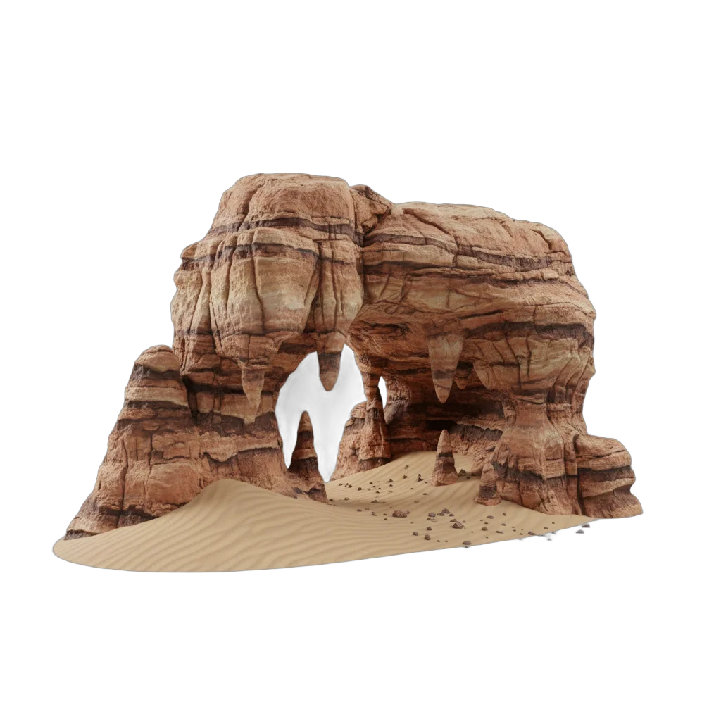 Desert Cave Rock Formation