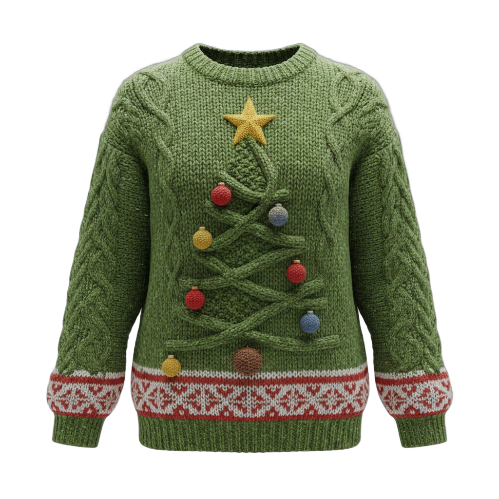 Christmas Tree Knit Sweater