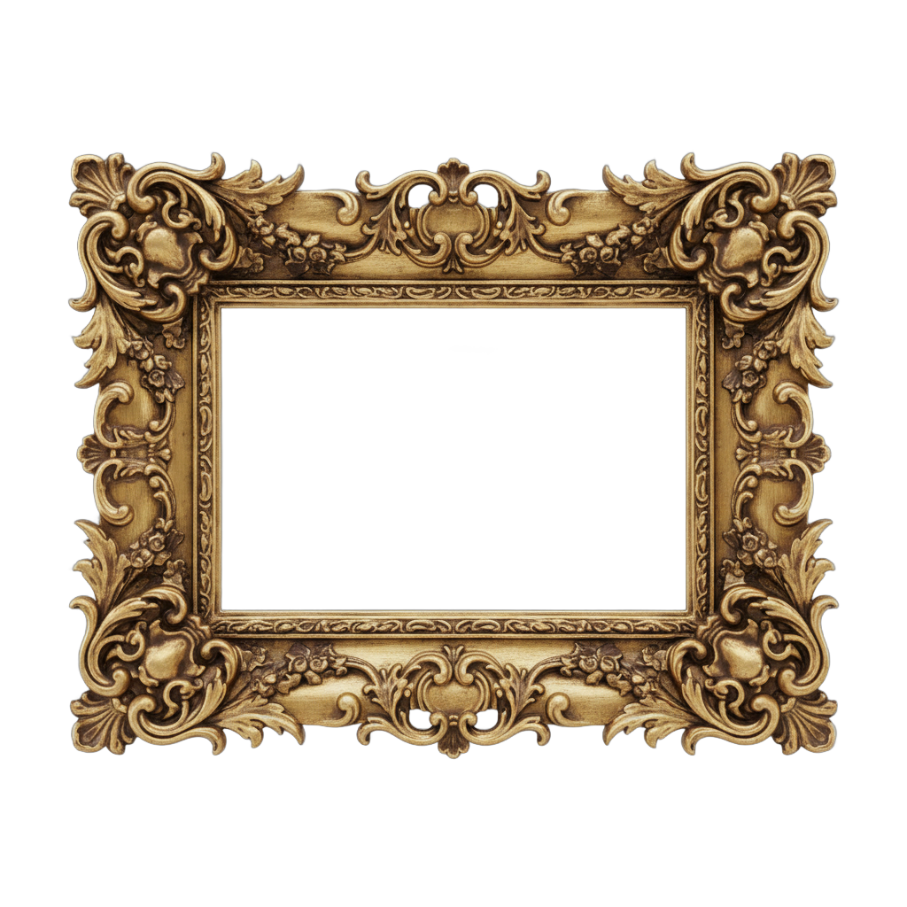 Ornate Baroque Gold Frame